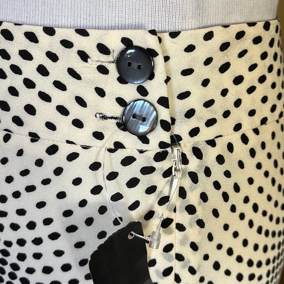 Jones NY Size 14 Polka Dot Maxi-Skirt Fully Lined Timeless Feminine $119 NEW - Picture 8 of 16
